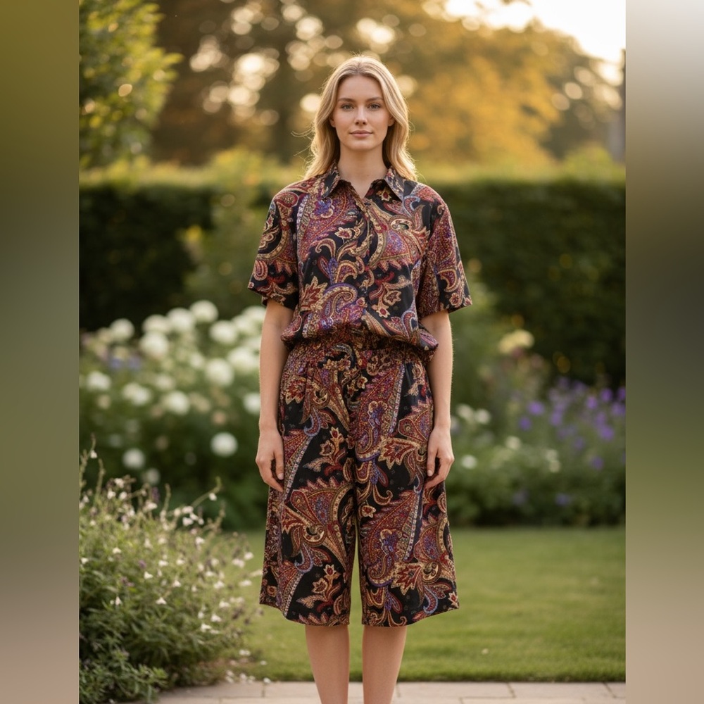 Vintage Alfred Dunner 2pc culottes set